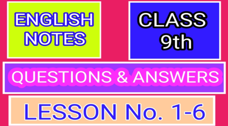 English 9th: Questions & Answers